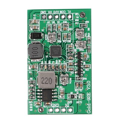Boost Board Module LCD TCON Board VGL VGH VCOM AVDD 4 Adjustable Gold-92E Zhi CB