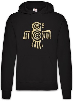 Aztec Bird II Herren Hoodie 2XL Angebot Native Indian American Azteken Sign