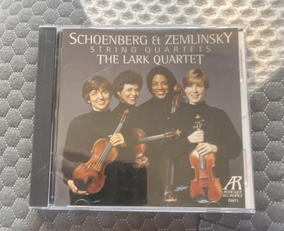 Schoenberg & Zemlinsky String Quartets The Lark Quartet Arabesque Z6671 CD