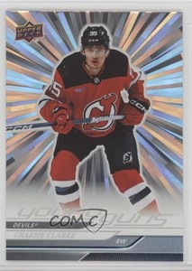 2024 Upper Deck Series 1 Young Guns Outburst Silver Graeme Clarke #224 Rookie RC