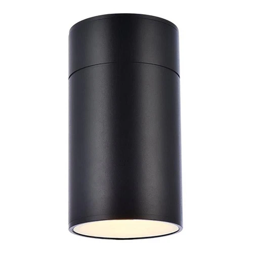 Living District Raine 1-Light Modern Aluminum Outdoor Wall Light - Black - Picture 1 of 6