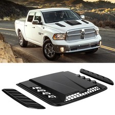 3pcs Automotive Hood Scoop Vent Carbon Fiber For Dodge Ram 1500 2500 3500 Truck 3pcs Automotive Hood Scoop Vent Carbon Fiber For Dodge Ram 1500 2500 3500 Truck