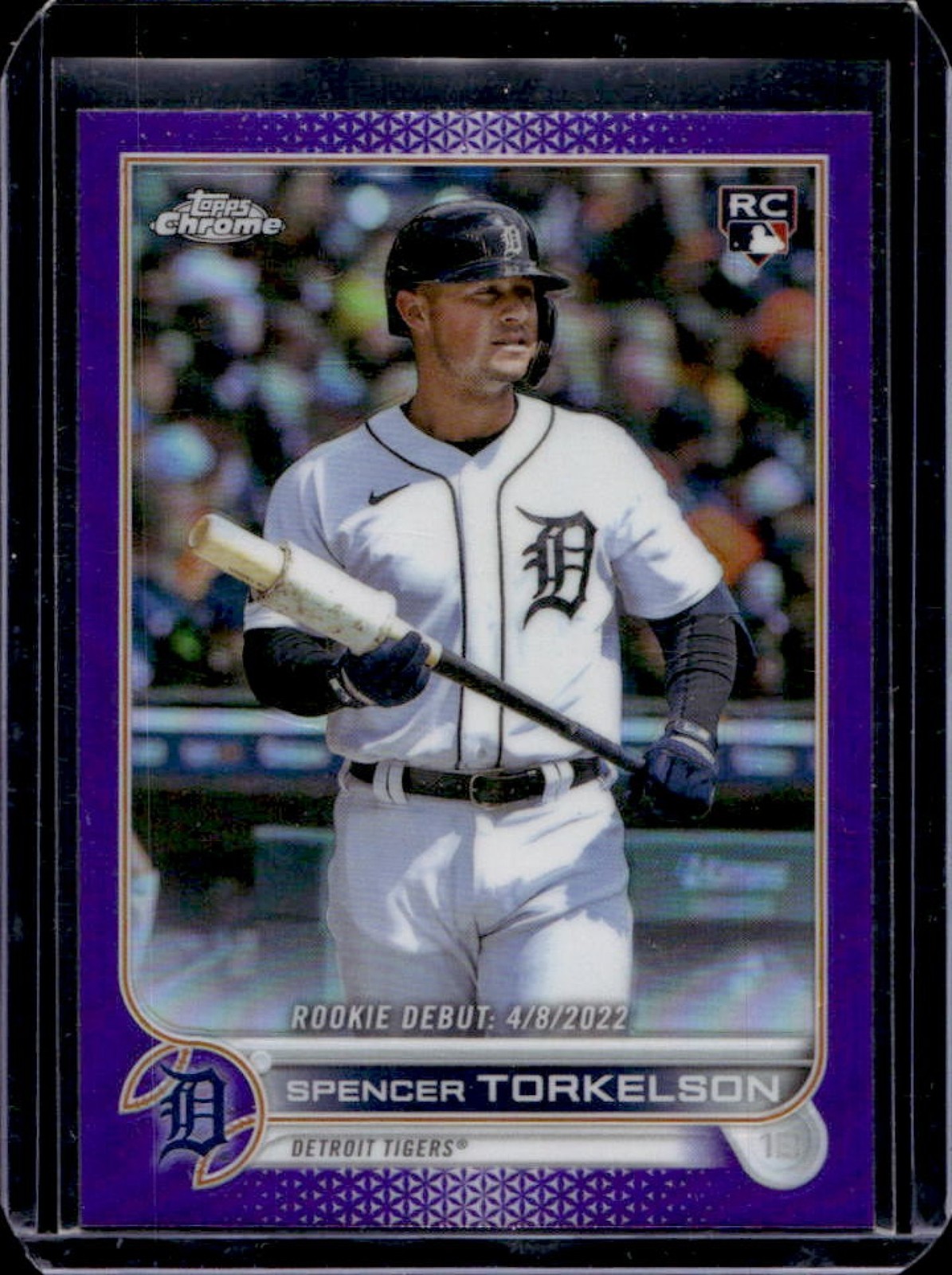 2022 Topps Chrome Update Spencer Torkelson RC Purple Refractor #USC157 Tigers