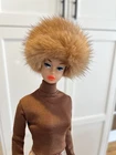 SALE~Crème Brûlée Mink Hat4Vintage Fashion Queen&American Girl Barbie~dimitha