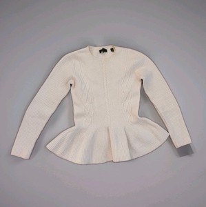 Ted Baker Peplum Sweater, Size 2
