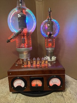 Nixie Clock IN-14tubes. Eimac 6C21 + 750 TL display Tubes With 2 Raspberry Picos