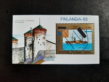 Caribbean 1988 Mi No BL105 3190 Stamp Exhibition Helsinki Stamped