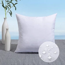 MIULEE 12x12 Pillow Insert Throw Pillow Insert, Outdoor Pillows Water-Resista...