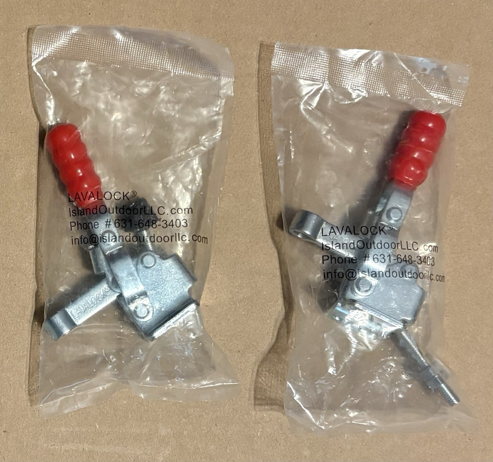 LavaLock 2pk Vertical Flat Mount Toggle Clamp Smoker Door Latch for Oklahoma Joe