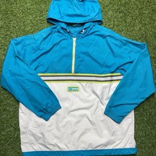 Vintage 2000s Nike 1/4 Half Zip Windbreaker Jacket Center Swoosh Size L
