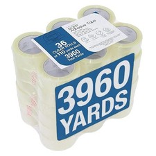 Clear Packing Tape, 36 Rolls Heavy Duty Packaging Tape for Shipping Packaging...