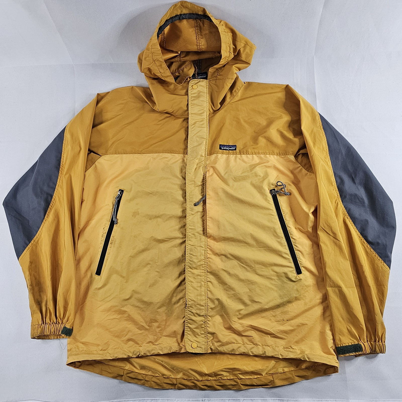 Vintage Patagonia Orange Zip Windbreaker Jacket September 2001 Mens XL PLS READ