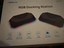 JSAUX HB1201 RGB Docking Station for ROG Ally USB-C HDMI Ethernet SD TF 100W 