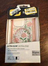 OtterBox Symmetry Series with MagSafe for iPhone 16 Pro- Peachy Bloom