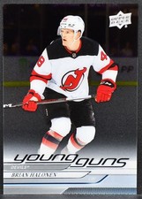 2024-25 UD Series 2 Young Guns Clear Cut Brian Halonen 452 New Jersey Devils RC