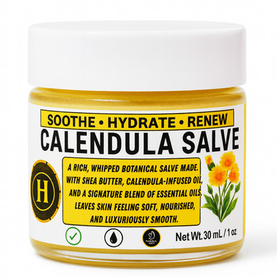 Hochfeste Calendula Salbe 30ml beruhigender Balsam für trockene empfindliche Haut handgemacht
