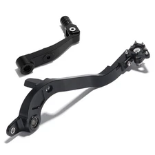 Black Brake Pedal & Gear Shifter Shift Lever Kit For Aprilia Tuareg 660 22-24