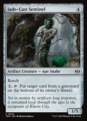 Jade-Cast Sentinel~0243~NM~(TDM) - Tarkir Dragonstorm~MTG