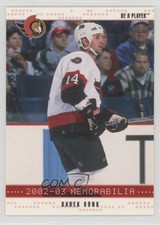 2002-03 ITG Be A Player Memorabilia Ruby 170/200 Radek Bonk #177 1e15