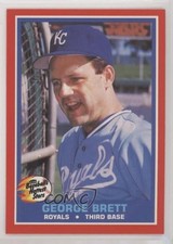 1987 Fleer Baseball's Hottest Stars Box Set George Brett #6 HOF 0a2