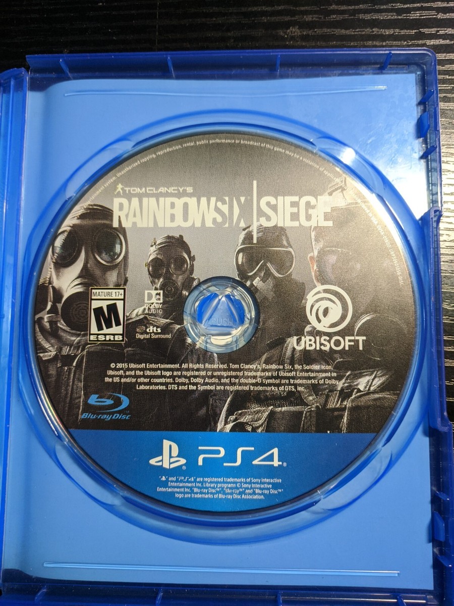Tom Clancy's Rainbow Six Siege PS4 Game Disc Only | eBay