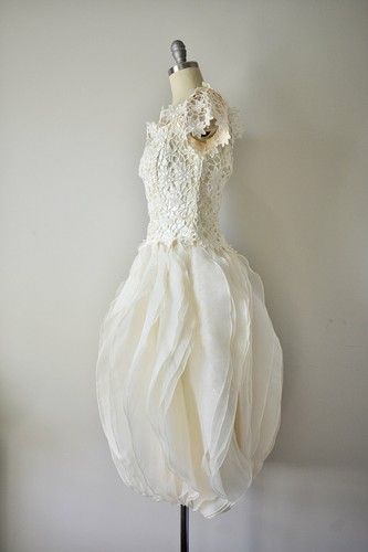 Abito da sposa vintage anni '80 Casa dei Bianchi - Foto 4 di 7
