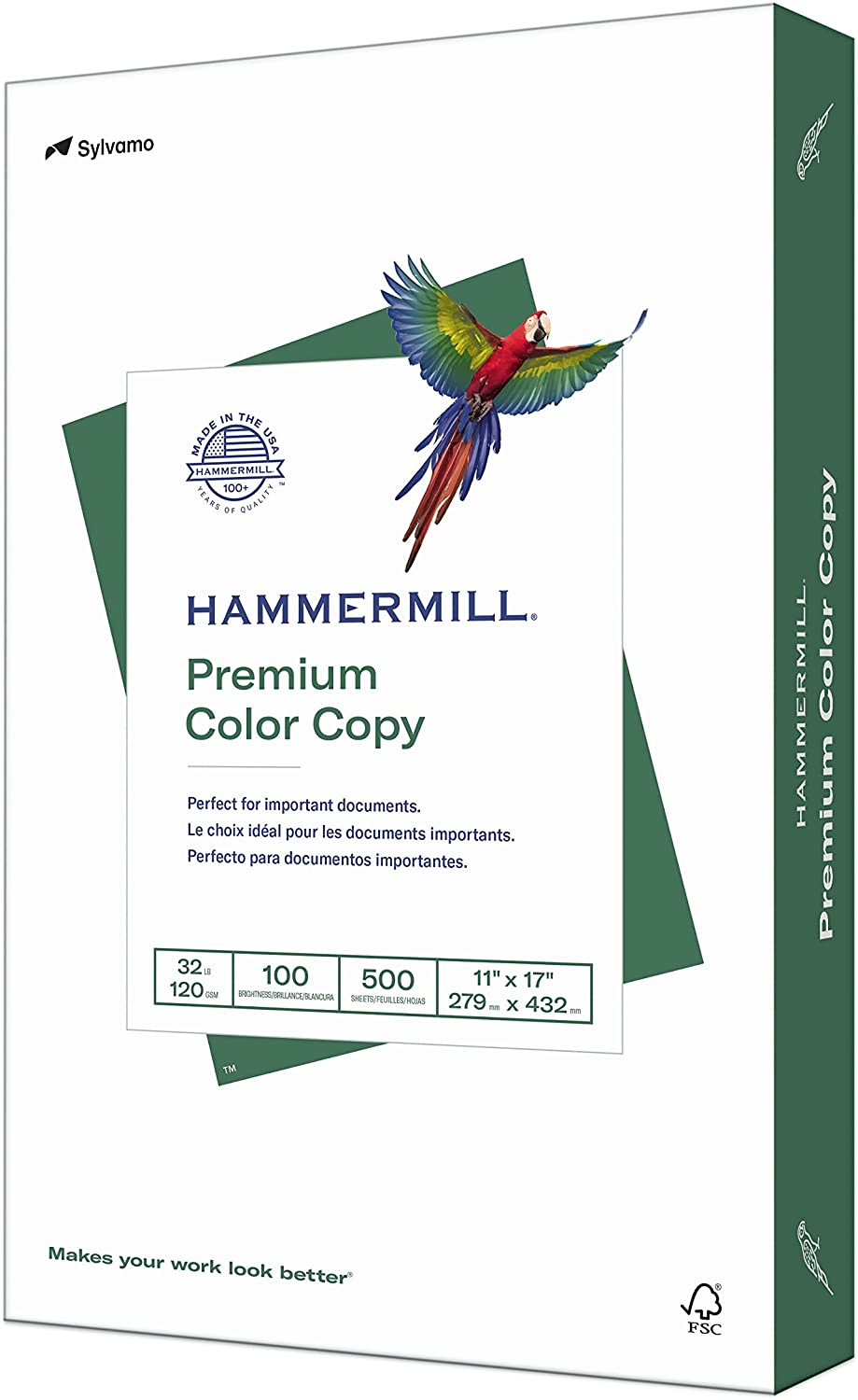 Printer Paper, Premium Color 32 Lb Copy Paper, 11 X 17 - 1 Ream (500 Sheets) - 1-image