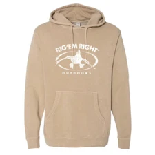 Rig'Em Right Outdoors Gunner Hoodie Tan