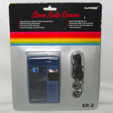 Vintage New-Old-Stock AM/FM Stereo Radio Receiver IMA SR-2 Portable Handheld