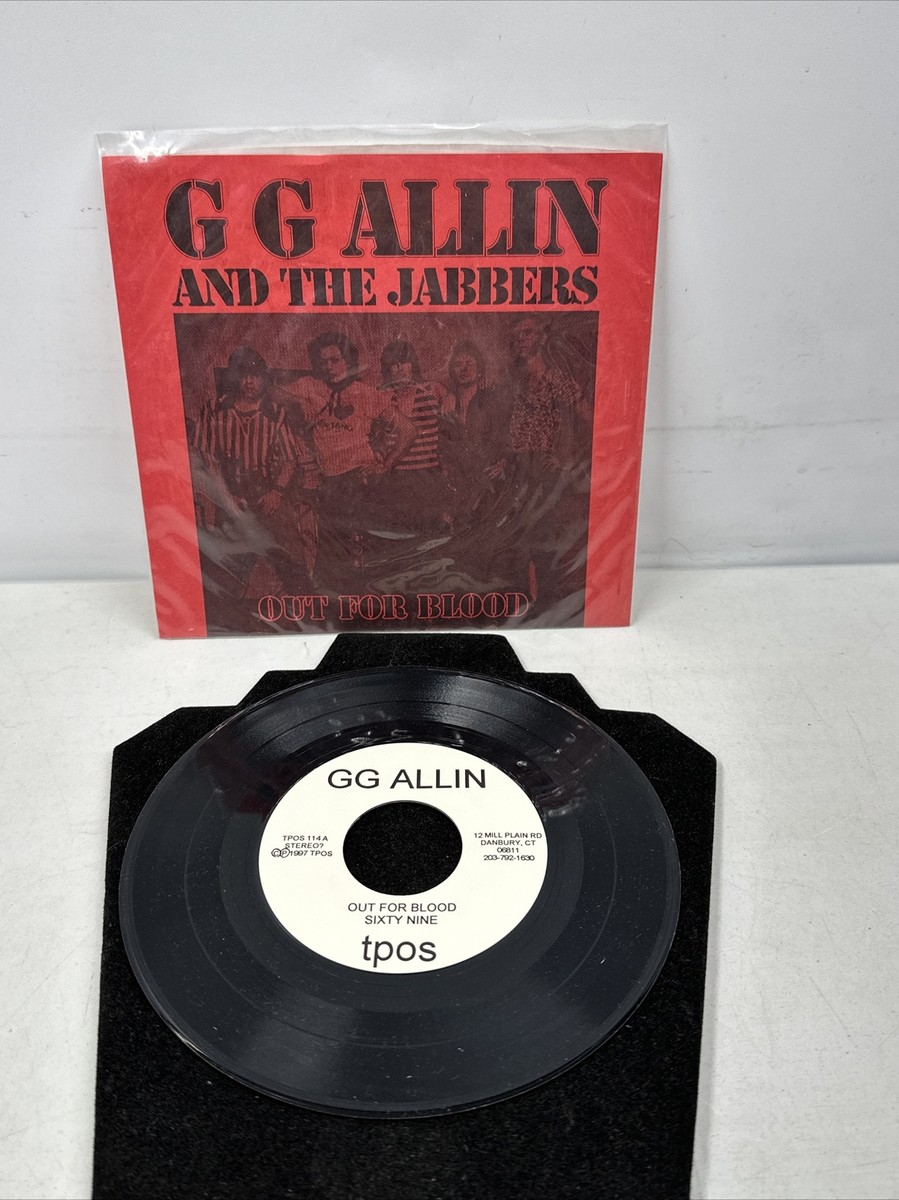 GG Allin & The Jabbers ‎Out For Blood 7