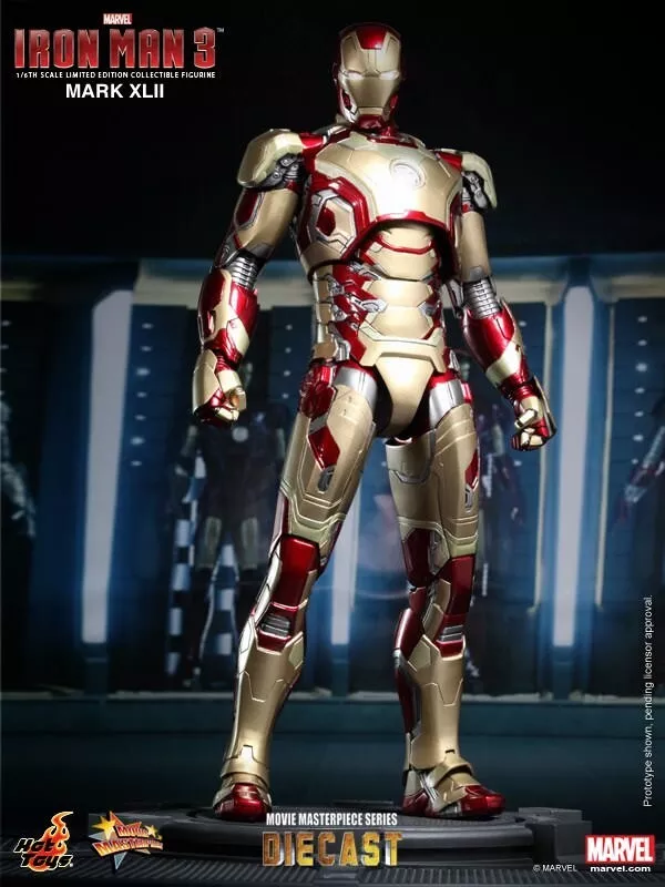 HOT TOYS MMS197 D02 IRON MAN 3 IRON MAN MARK 42 1 6 SCALE FIGURE