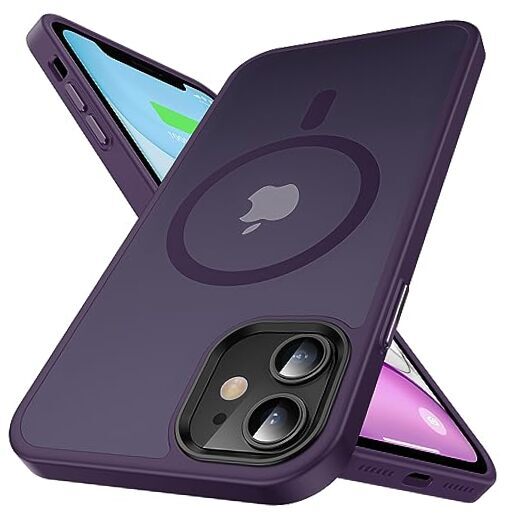 Ultra Strong Magnetic for Case, Military Grade Drop iPhone 11 Deep Purple