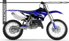 YAMAHA YZ125 YZ250 2002 2003 2004 2008 2014 MAXCROSS GRAPHICS FULL KIT DECALS MX