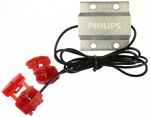 2x Philips LED Resistor 21W CanBus Load Hyper Flash Canceler Decoder ...
