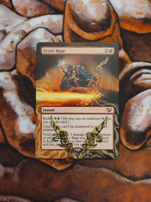 Magic the Gathering Urza's Rage Hand Painted Unique Custom MTG Alter | eBay
