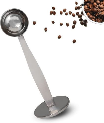 2-In-1 Coffee Scoops, 304 Stainless Steel Tablespoon Measure Spoon, with Pressed