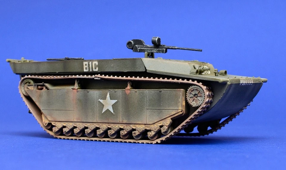 Vintage MIB MPC (Airfix) 1/72 US WW2 Buffalo LVT Amphibious Landing Craft & Jeep - Image 3 of 4