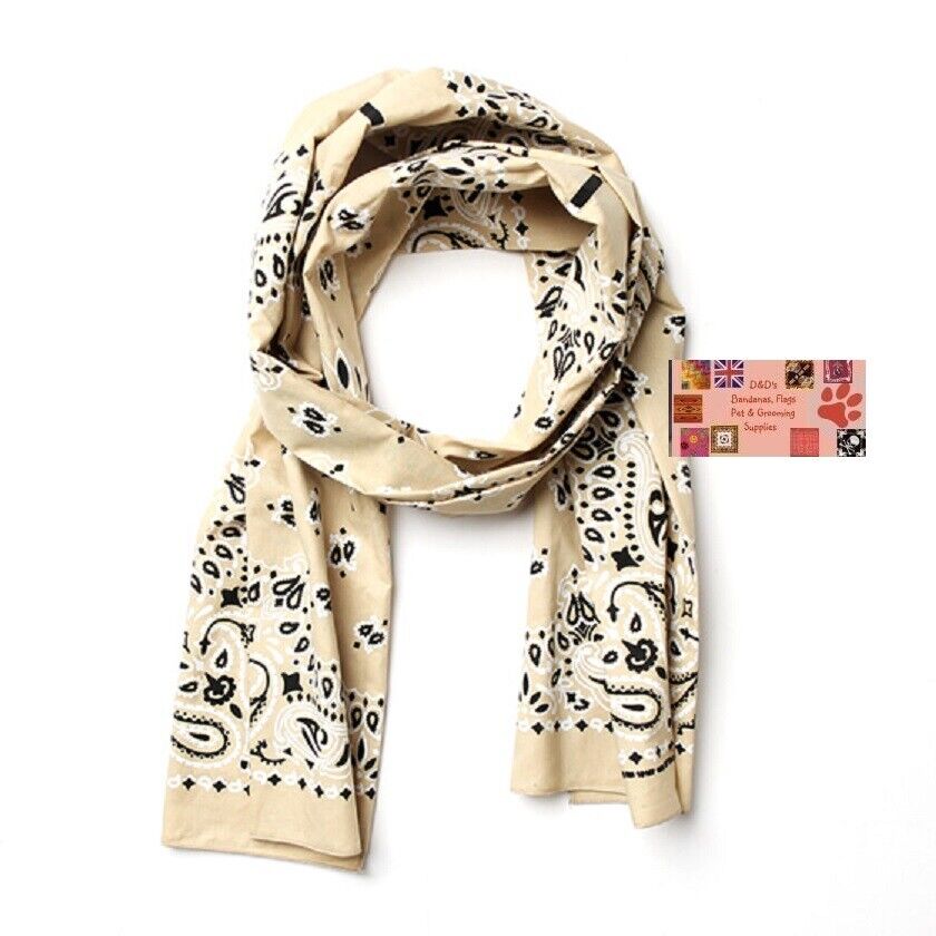 HAV-A-HANK LONG PAISLEY BANDANA SCARVES WRAP NECK SCARF 66 HAV-A-HANK LONG PAISLEY BANDANA SCARVES WRAP NECK SCARF 66