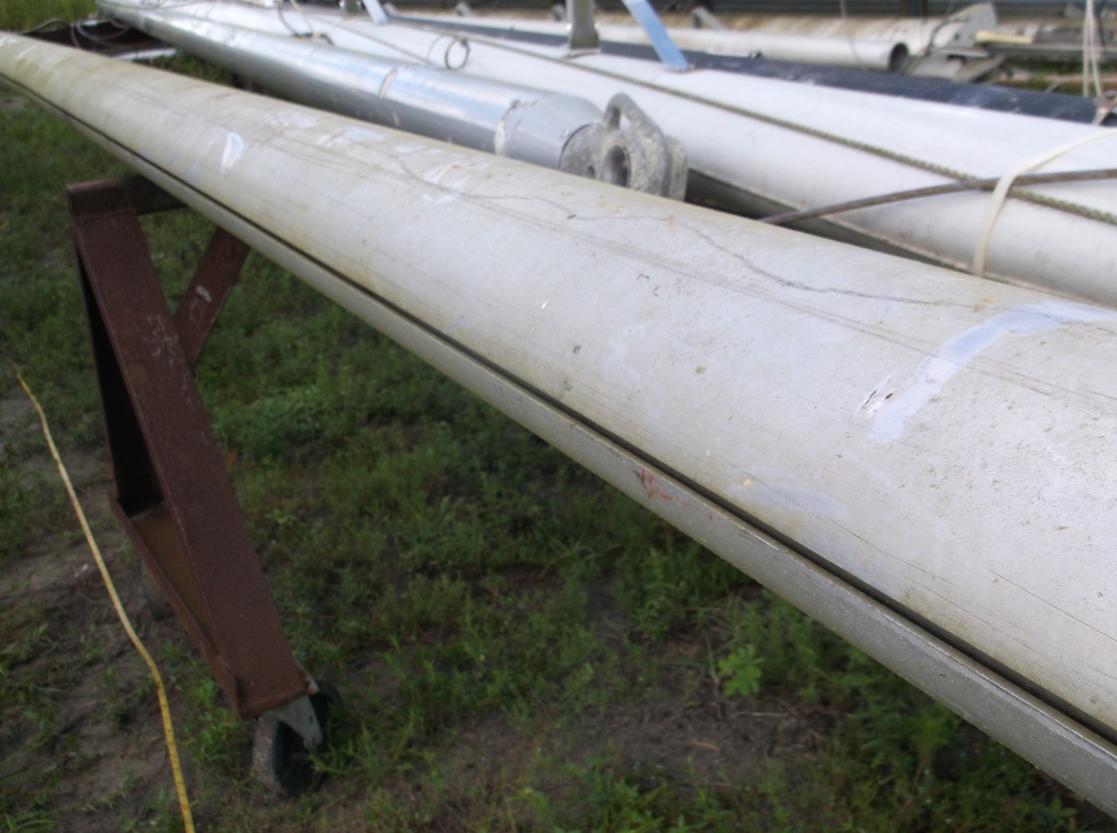 49 foot 3 inches Heavy Duty Aluminum Sailboat Mast Extrusion (6.5" x 5.