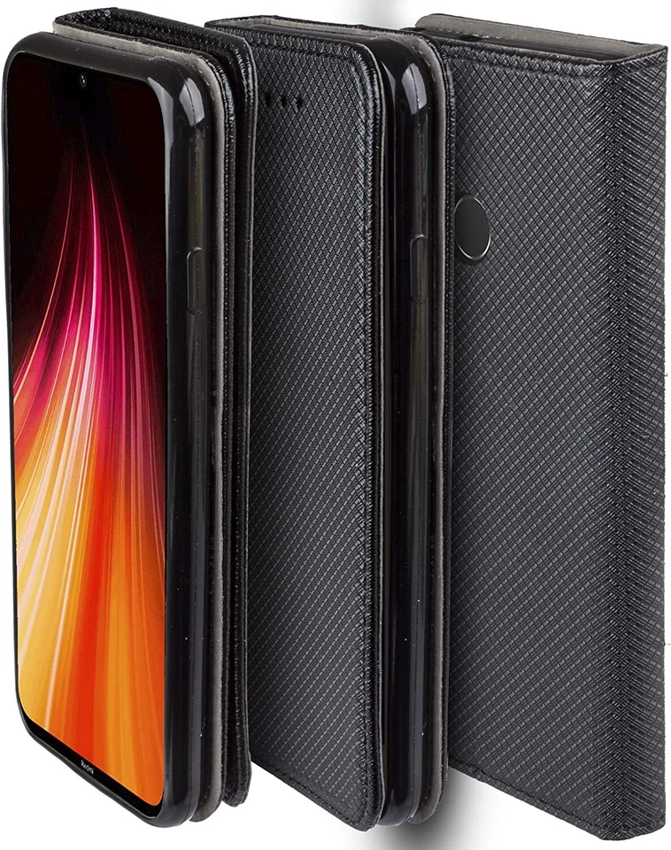 CUSTODIA LIBRO PER XIAOMI REDMI NOTE 8 / NOTE 8 2021 - LIBRETTO SMART MAGNET - Immagine 3 di 4