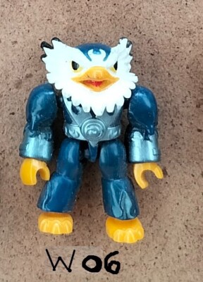 W06 Figur: Crusher Blue Eagle Soldat Skylanders Mega Bloks (Lego kompatibel)