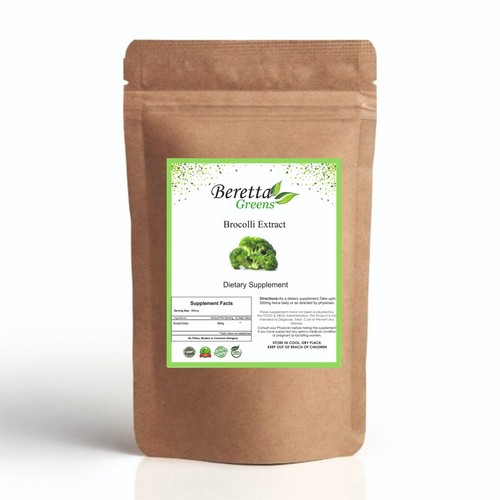 Brokkoli Extrakt Pulver Sulforaphan Ergänzung 100% Natur Hochwertig - Bild 2 von 6
