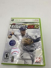 Major League Baseball 2K10 Microsoft Xbox 360 With Manual Z