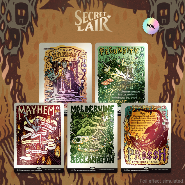 MTG Secret Lair - PRINTS OF DARKNESS Magic Gathering 2024 - New