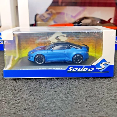 VOITURE SOLIDO ALPINE A110 RADICALE FERNANDO ALONSO EDITION BLUE 1:43 N.B