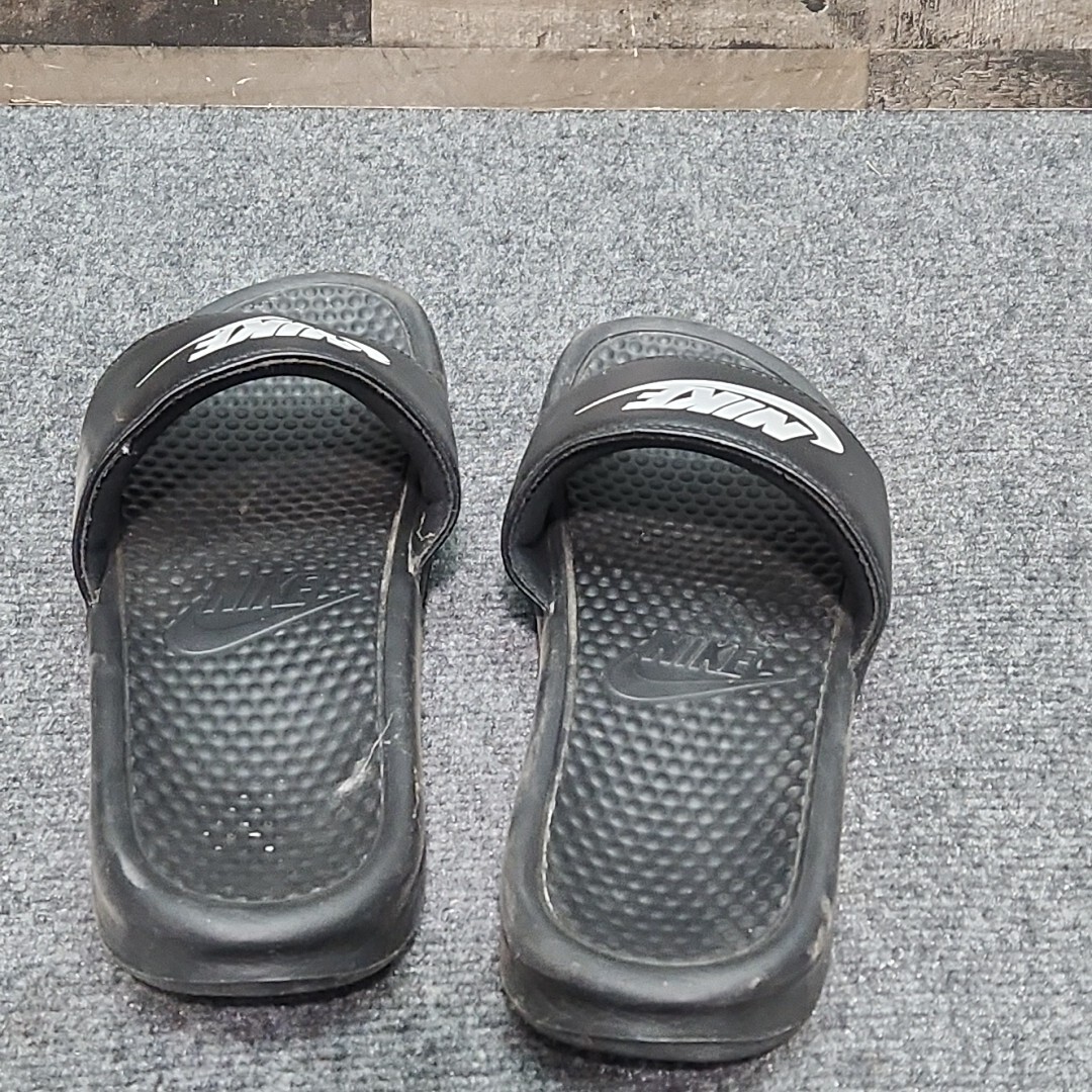 Nike Black Comfort Slip-On Slide Sandal Shoes Men 11 Flip  display picture 1