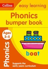 Phonics Bumper Book Ages 3-5 : Ideal for Home Learning, Paperback by Collins ...
