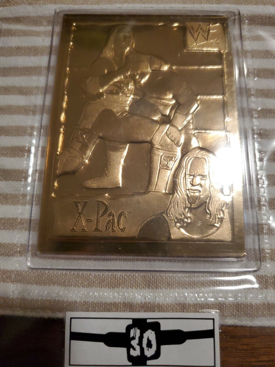 プロモ30pac 30 Danbury Mint WWF Wrestling 22Kt Gold Card X-Pac | eBay
