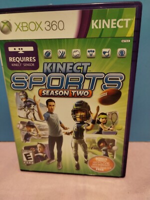 XBOX 360 Kinect Sports Season 2 TWO  w/Manual