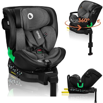 Kindersitz Kinderautositz Lionelo Harmony i-Size ISOFIX 360° EasyTurn-Basis